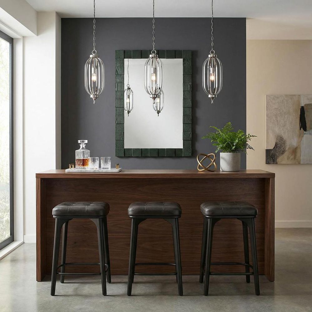 Cotton House 1 Light Pendant Nickel - ELCIT6067