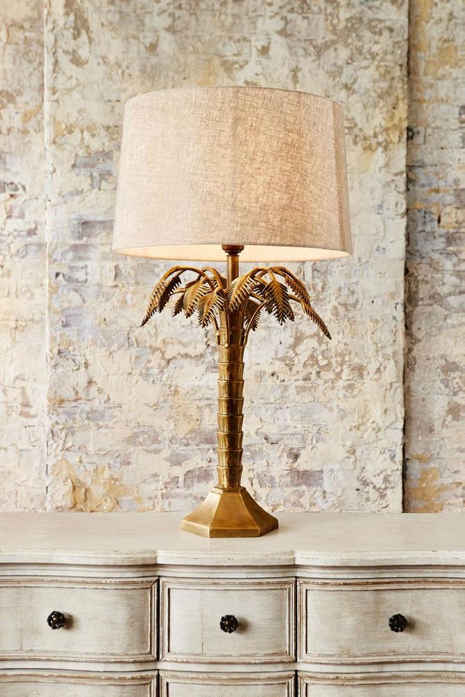 Rosebay 1 Light Table Lamp Antique Brass - ELTJ84786