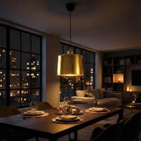 Portofino Pendant Light W300mm Brass - ELPRFT34BRA
