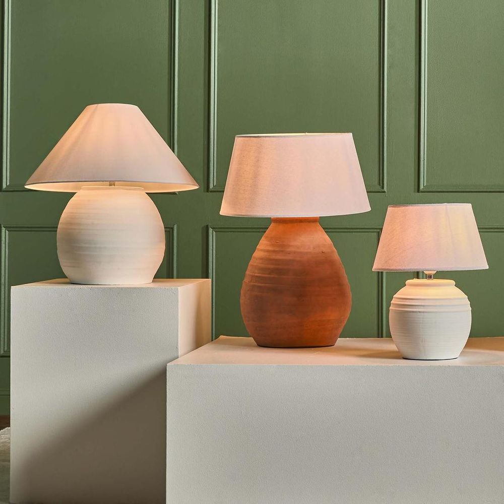 Narbon Table Lamp with Shade Brown - ELPP2023164-B