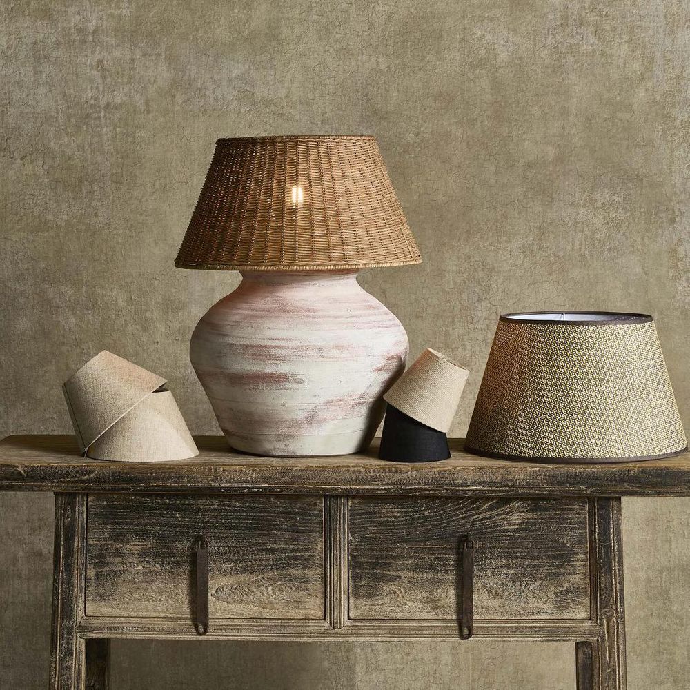 Toulon Table Lamp with Shade White - ELPP2023166-B