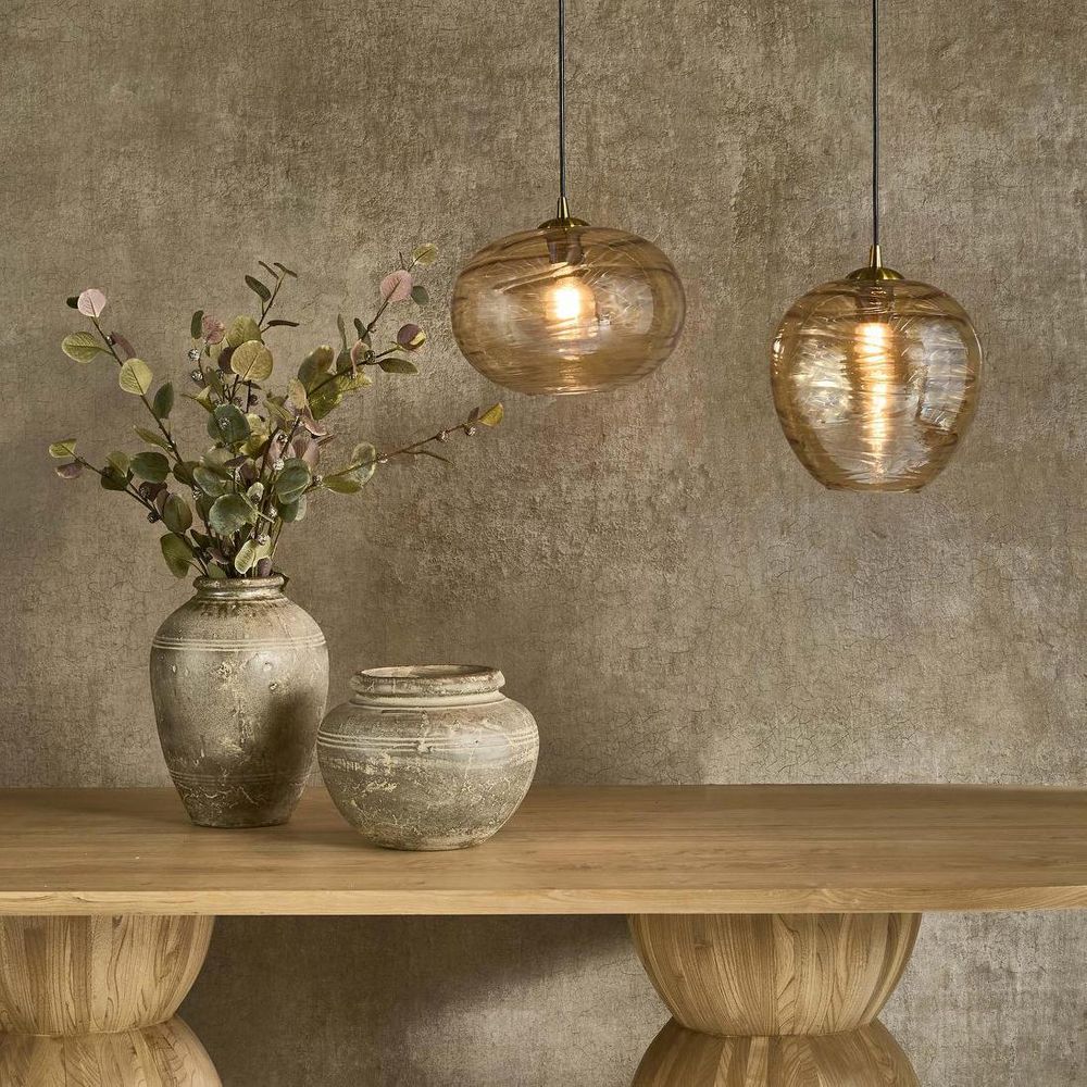 Hinza Pendant Light Amber - ZAFAC92451AAM