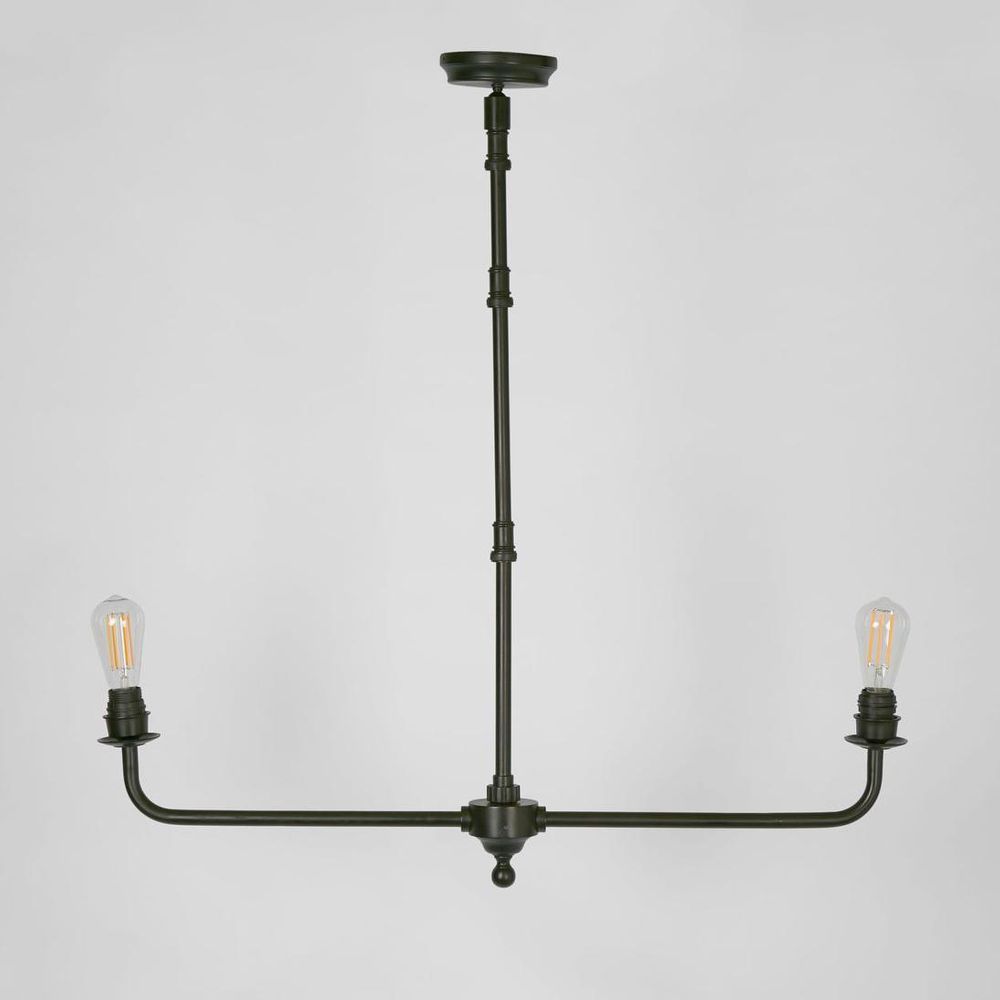 Sheridan Two Arm Pendant Light Black - ELPIM31677BLK