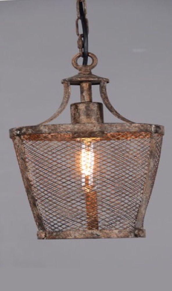 Fabio Medium 1 Light Pendant Rustic - ELZR6339S