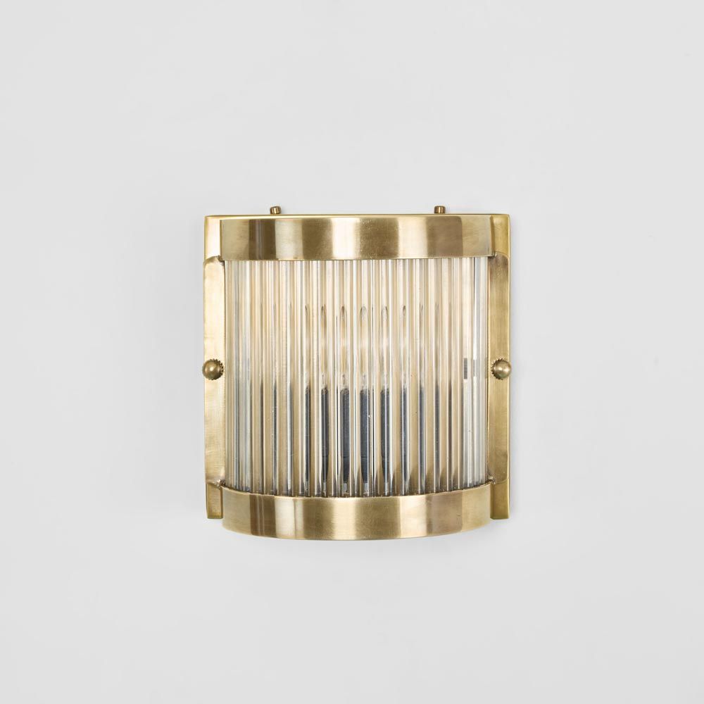 Pretoria Outdoor Wall Light Antique Brass - ELPIM31914AB