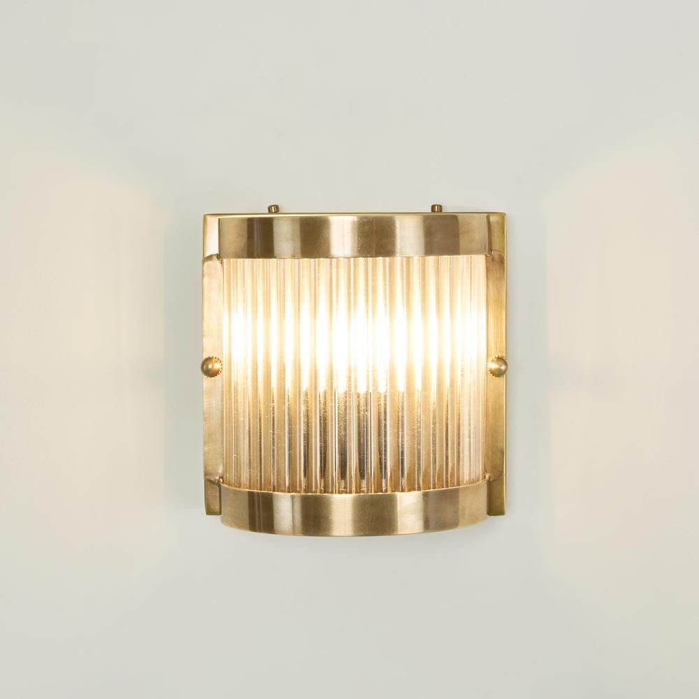 Pretoria Outdoor Wall Light Antique Brass - ELPIM31914AB