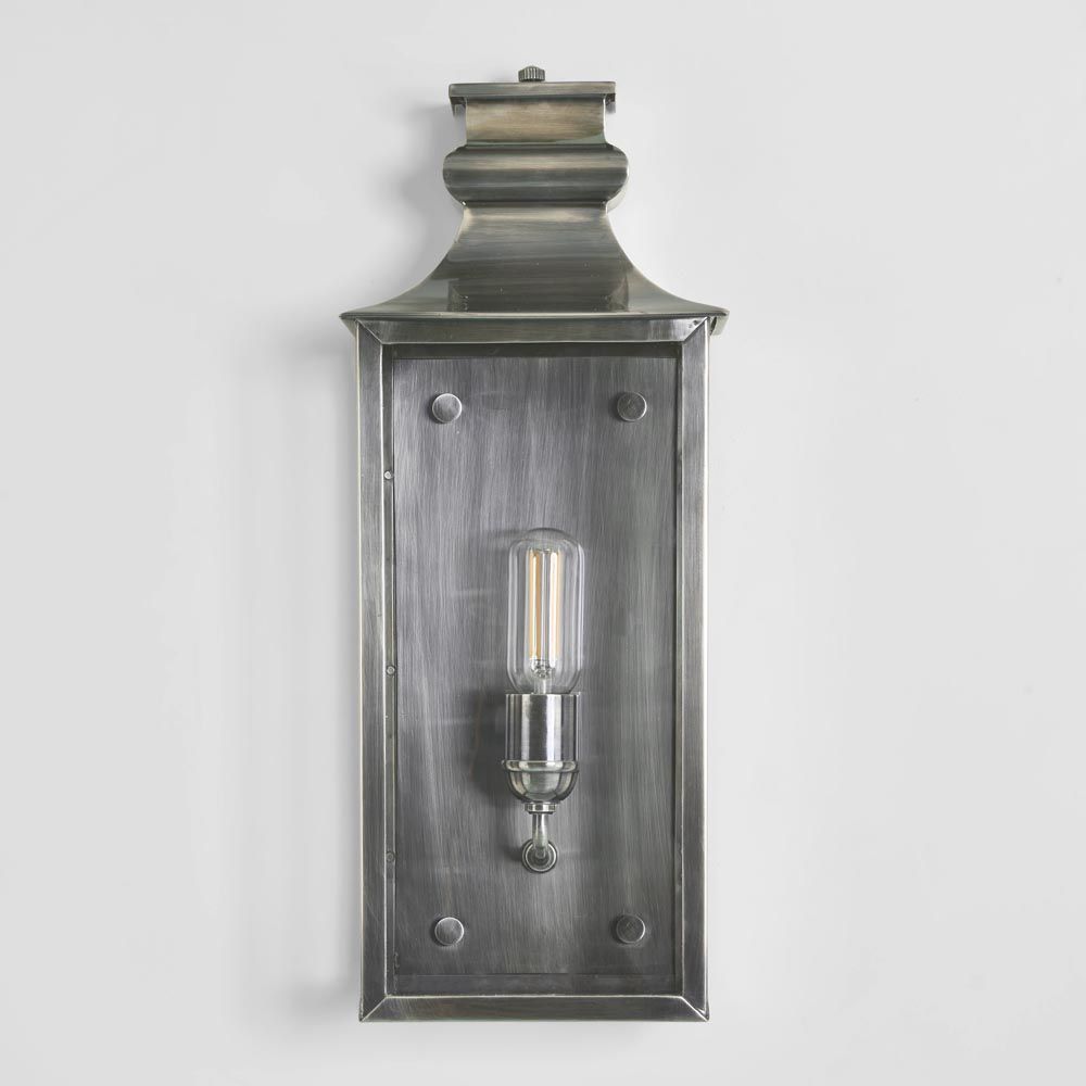 Westpoint Medium Outdoor Wall Light Antique Silver - ELPIM31673MAS