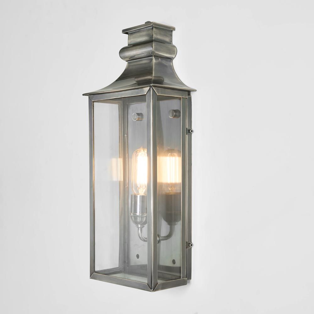 Westpoint Medium Outdoor Wall Light Antique Silver - ELPIM31673MAS