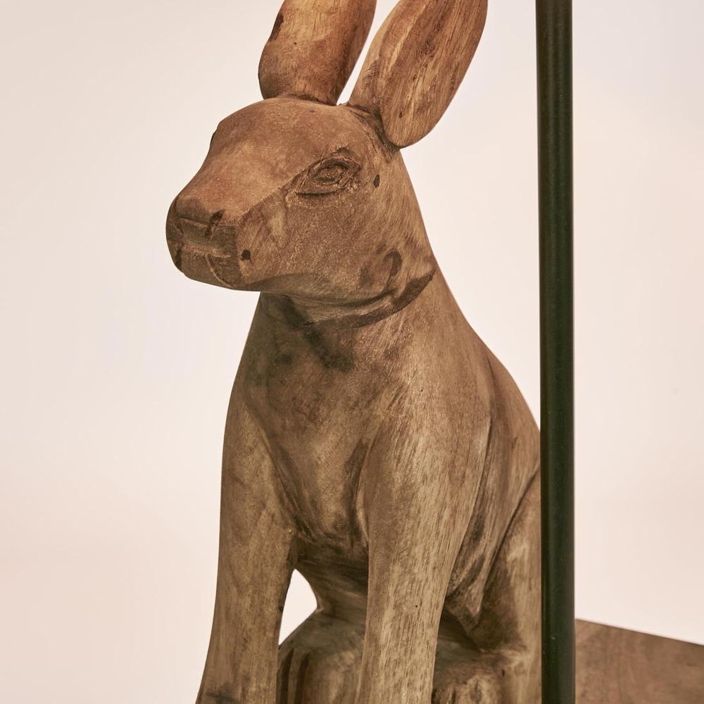 Simon Small Rabbit Table Lamp Dark Natural - KITZAF14131