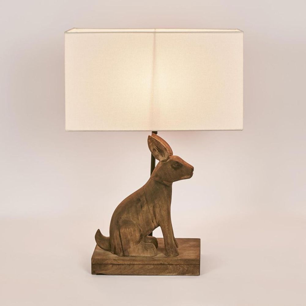 Simon Small Rabbit Table Lamp Dark Natural - KITZAF14131