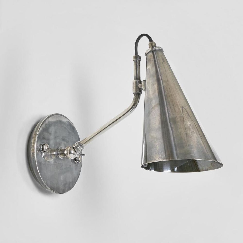 Cloudy Wall Sconce Antique Silver Brass - ELPIM52265AS