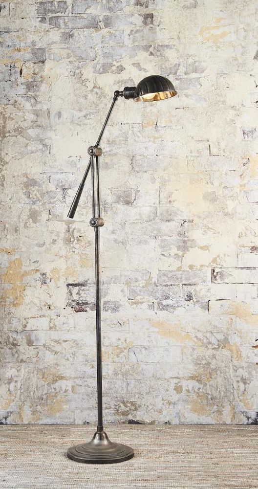 Calais Floor Lamp Antique Silver - ELPIM57025AS