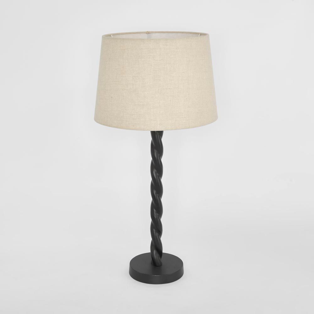 Papillon Table Lamp Base Only Black - ELHK9090BLK