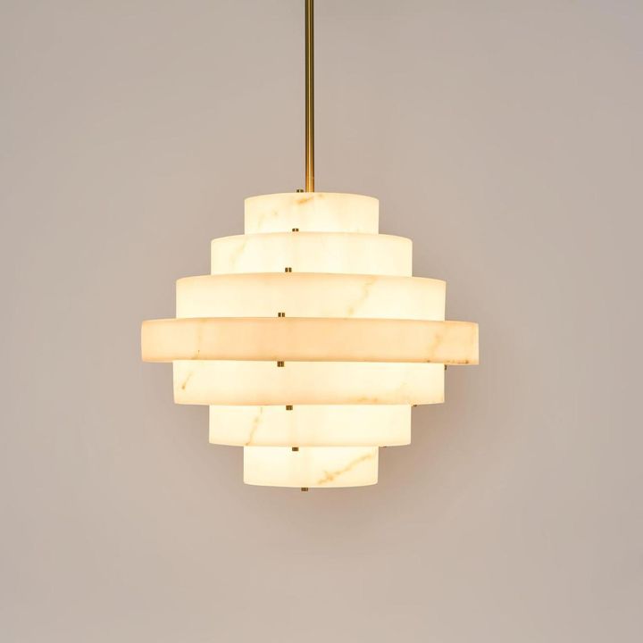 Gatsby Pendant Light White - ELZRD37419BR