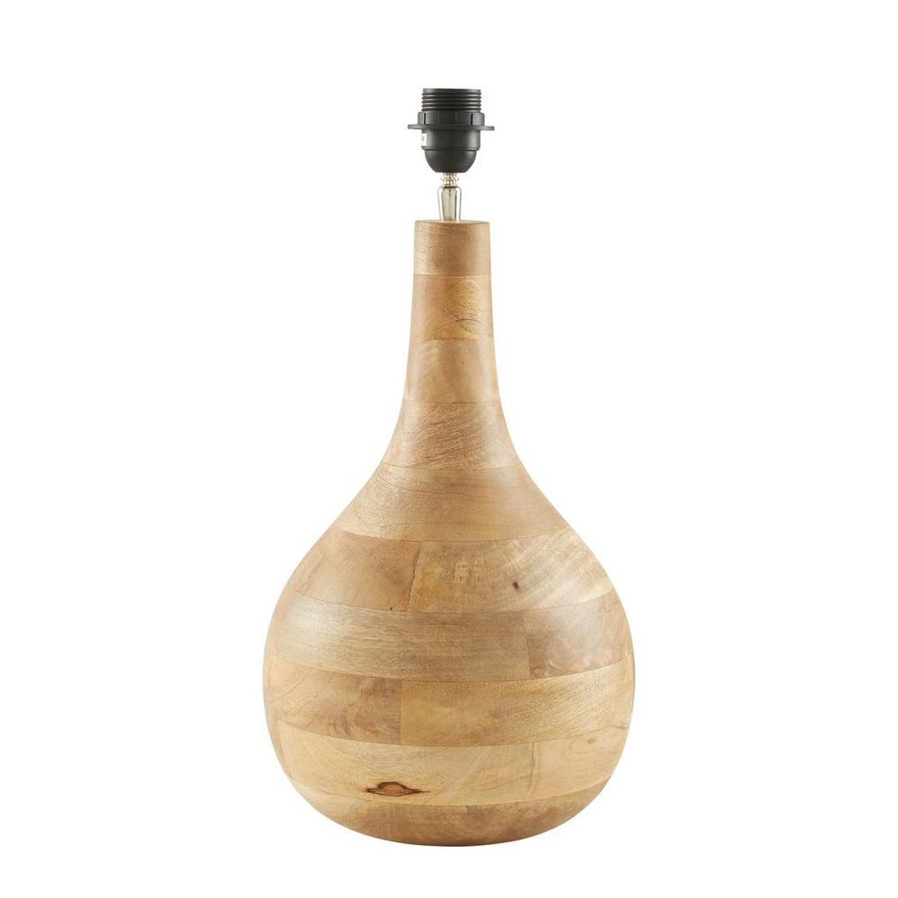 Sarod Small Table Lamp Dark Natural Base Only - ZAF14167A