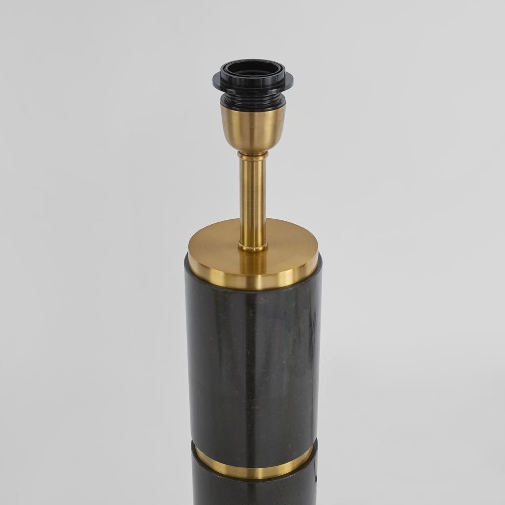 Ralph Table Lamp Base Only Black - ELSA13583