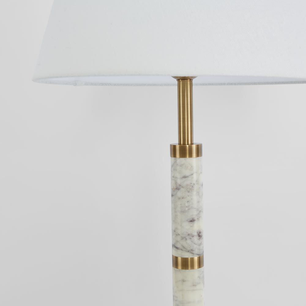 ST Germain Table Lamp Base Only White - ELSA1429