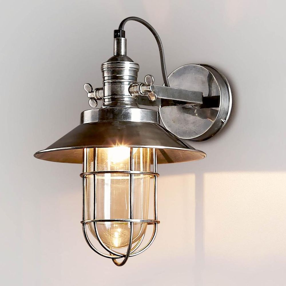 Maine Sconce Antique Silver - ELPIM50531AS