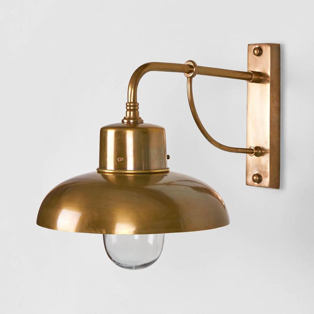Bridgewater Outdoor Wall Lamp Brass - ELPIM51507AB