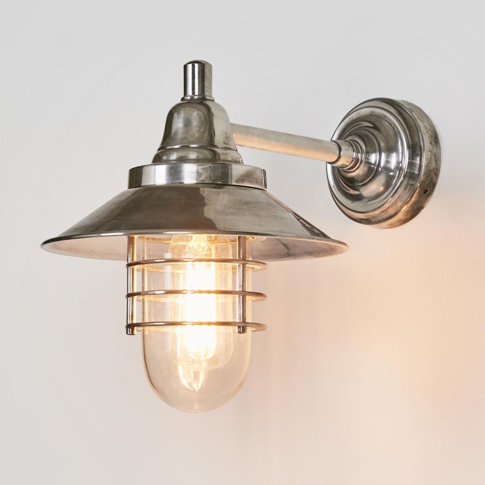 Clark Outdoor Wall Lamp Antique Silver - ELPIM51368AS