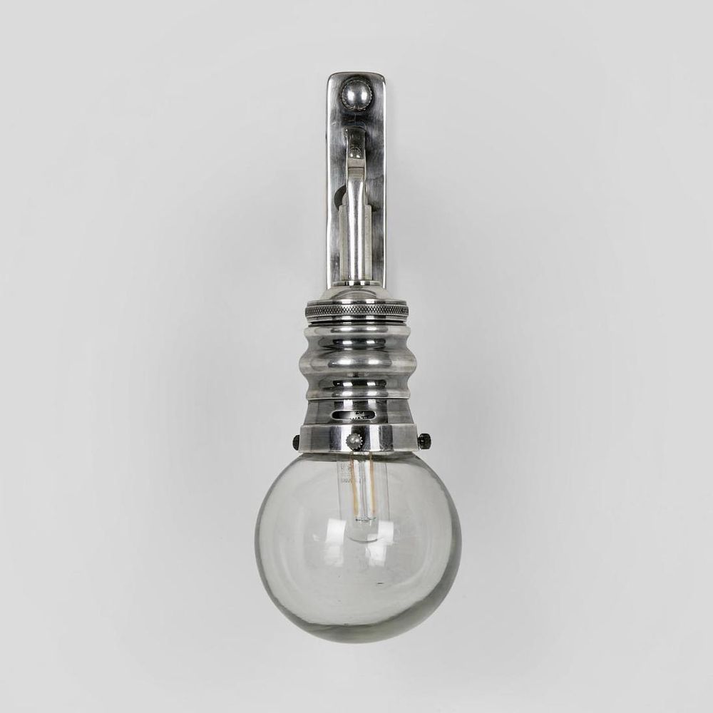 Carlton Outdoor Wall Lamp Silver - ELPIM51517AS