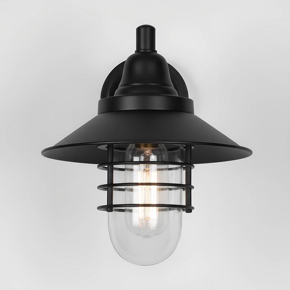 Clark Outdoor Wall Light Black - ELPIM51368BLK