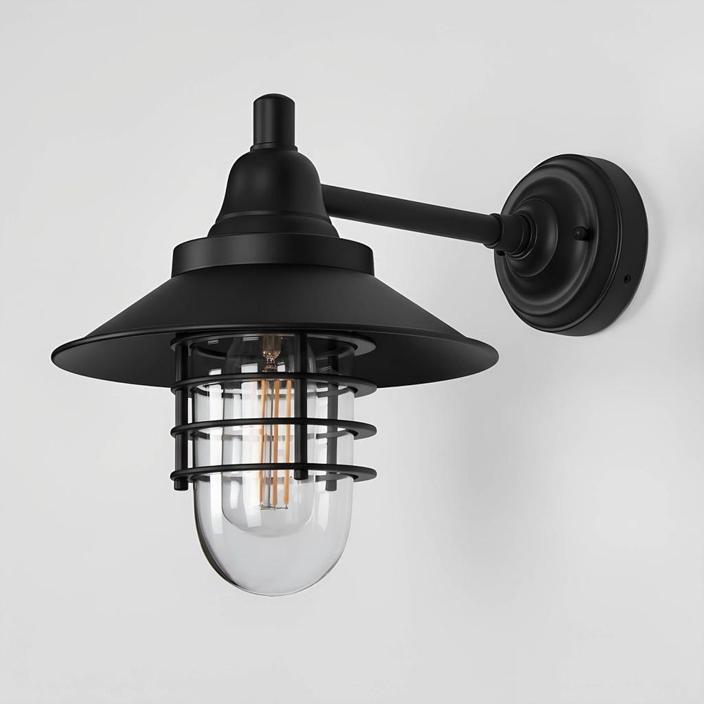 Clark Outdoor Wall Light Black - ELPIM51368BLK