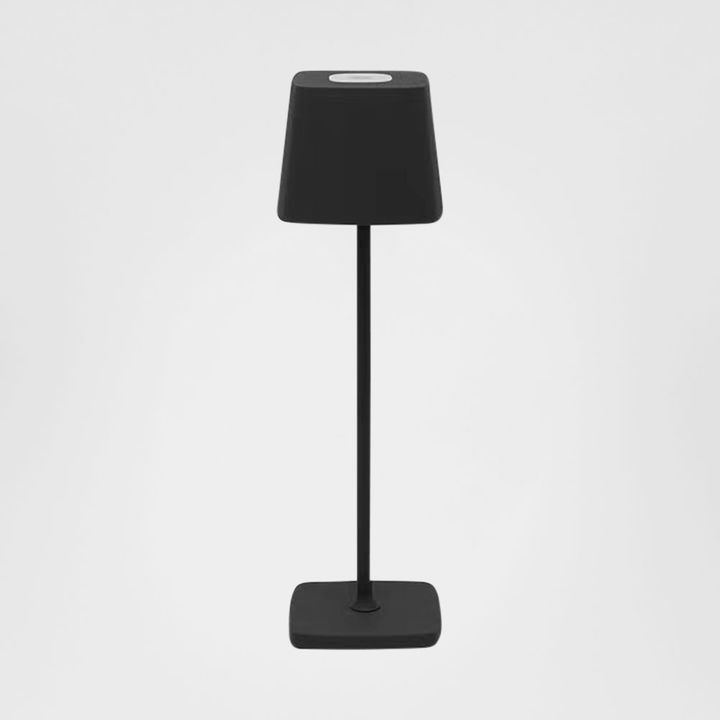 Waterfold Rechargeable Table Lamp Black - ELWEL108BK