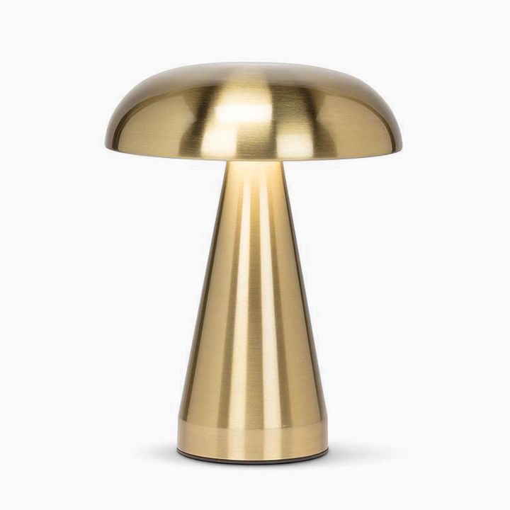 Terri Rechargeable Table Lamp Brass - ELWEL138
