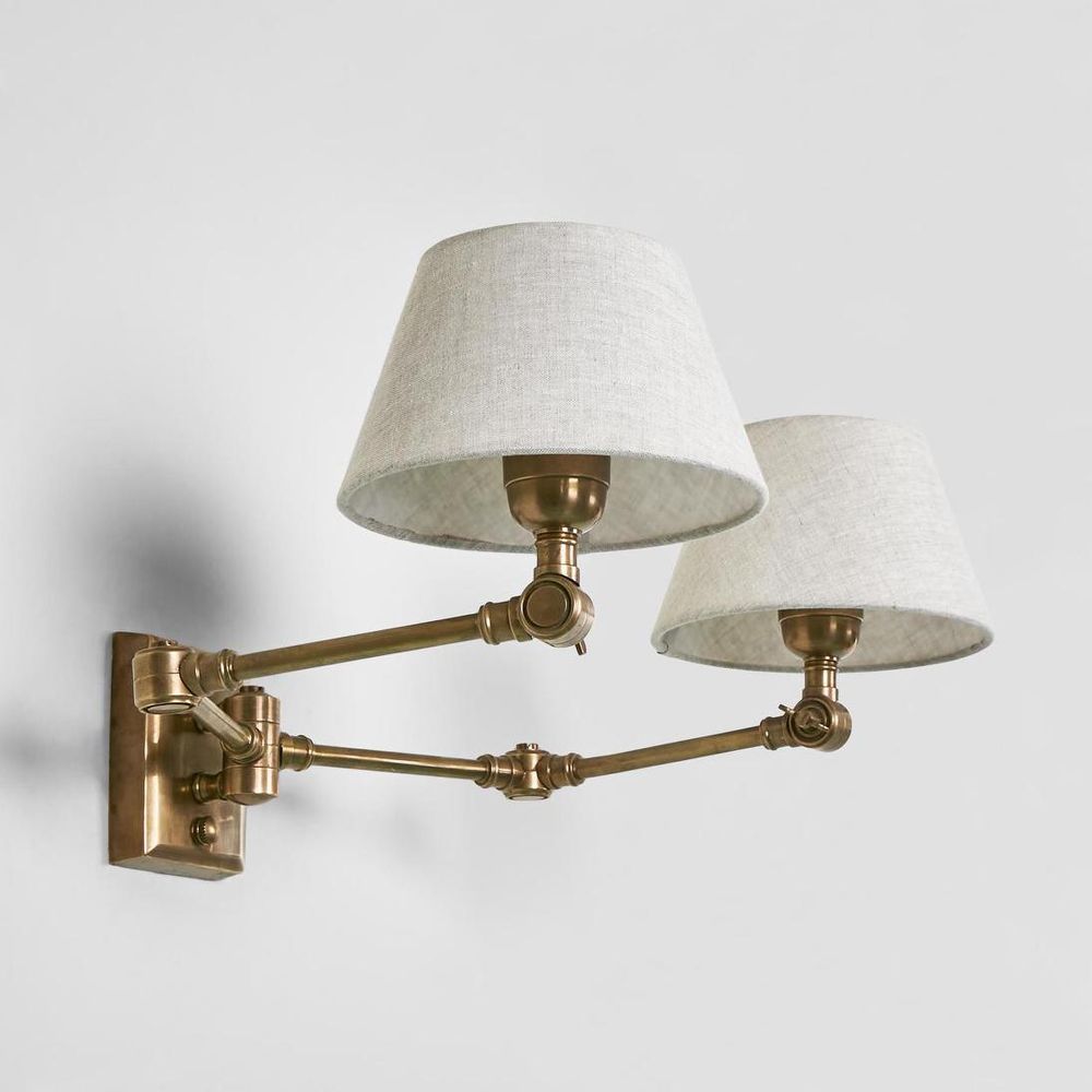 Worcester 2 Light Sconce Base Antique Brass - ELPIM30541AB