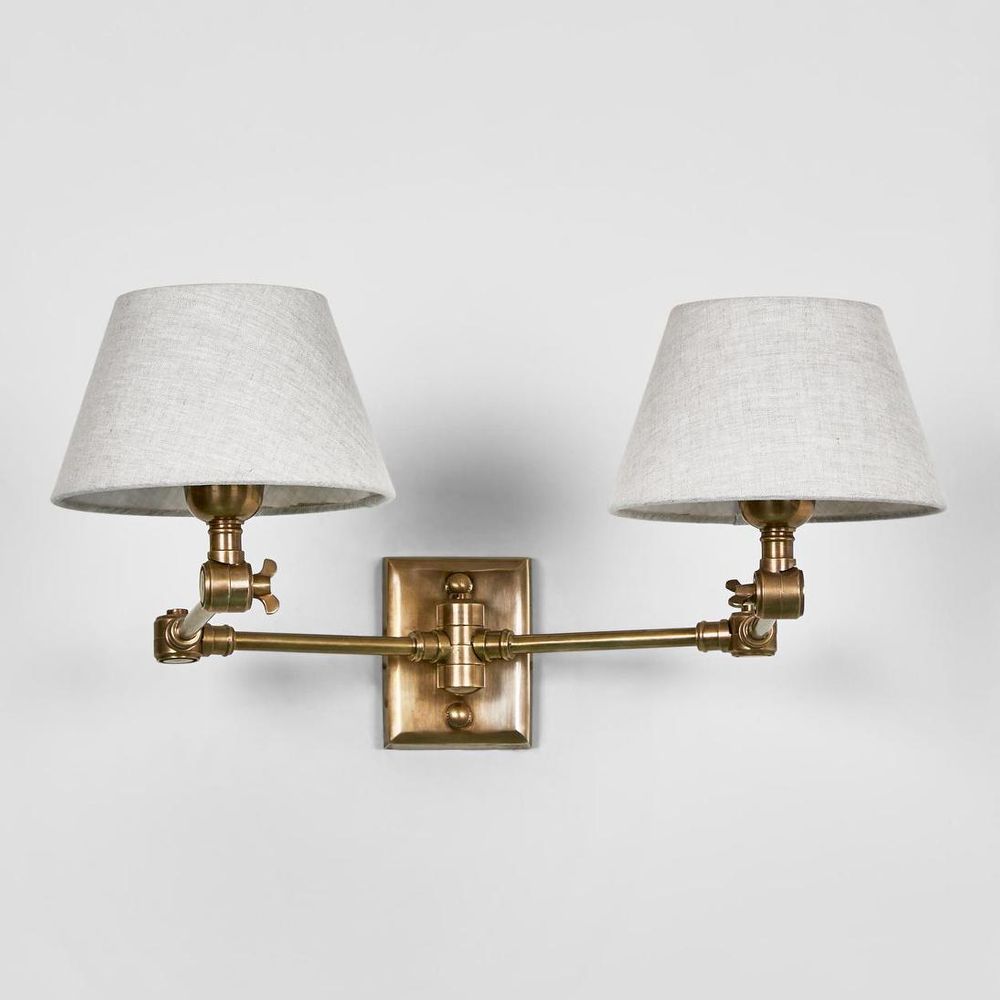 Worcester 2 Light Sconce Base Antique Brass - ELPIM30541AB