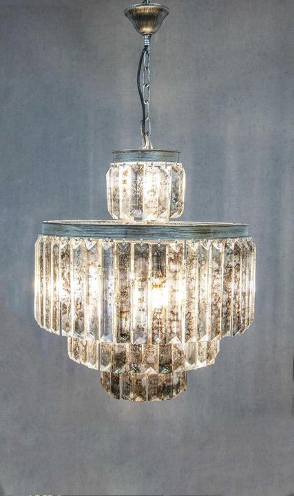Montana Chandelier Silver Metal - ELZRD600011BSS