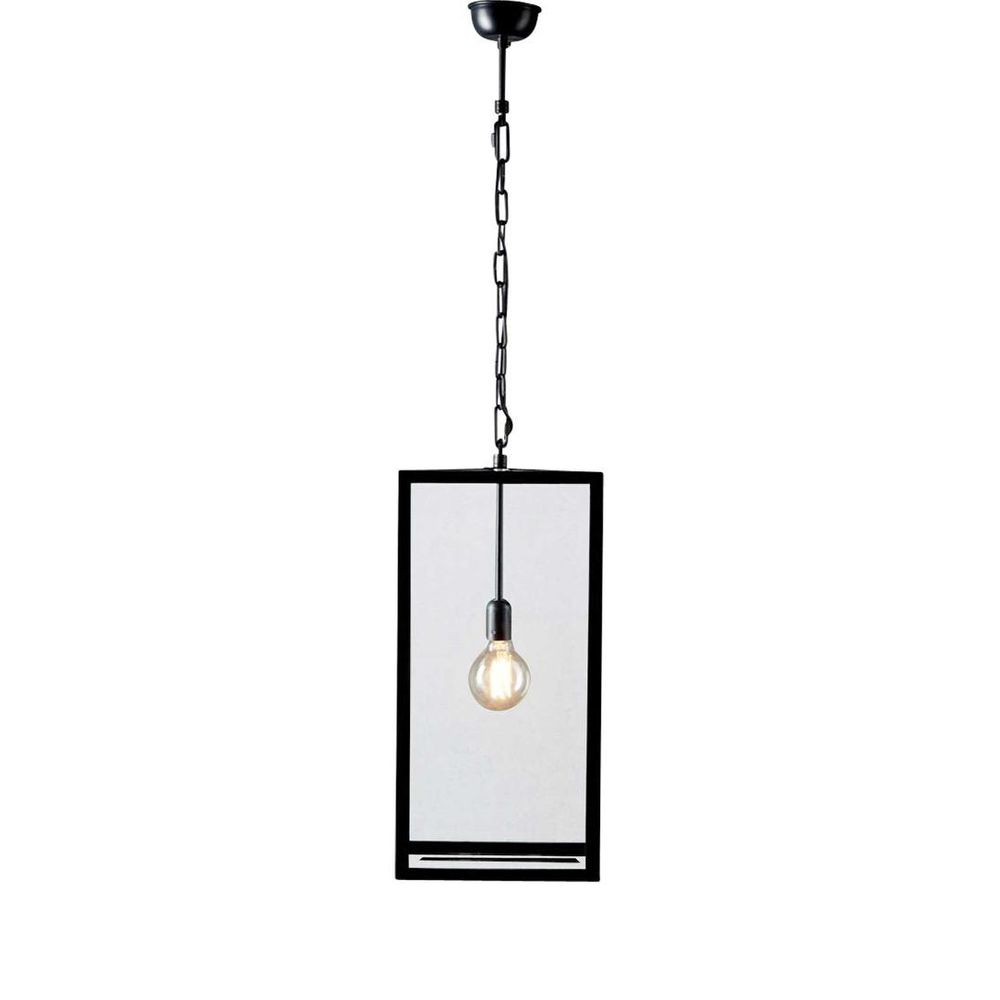 Archie Rose 1 Light Large Pendant - ELANK32537BLK