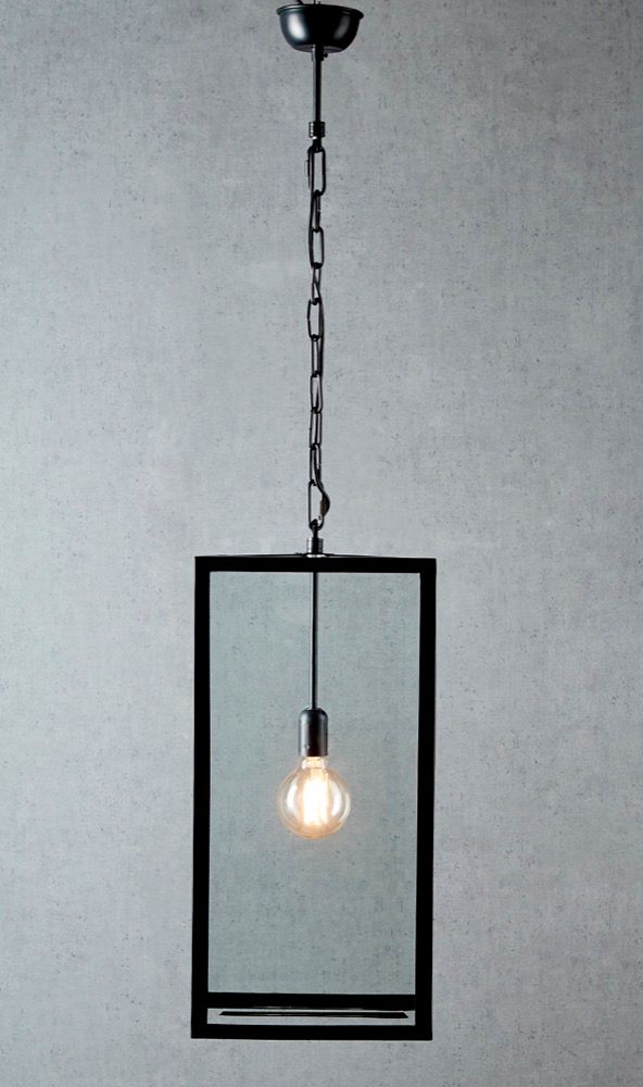 Archie Rose 1 Light Large Pendant - ELANK32537BLK