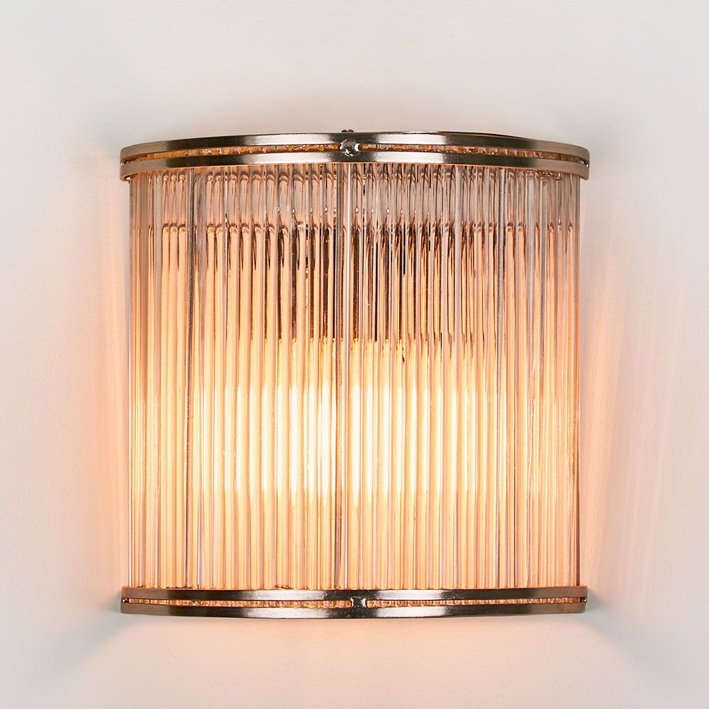 Verre Half Round Glass Wall Light - ELJE13652