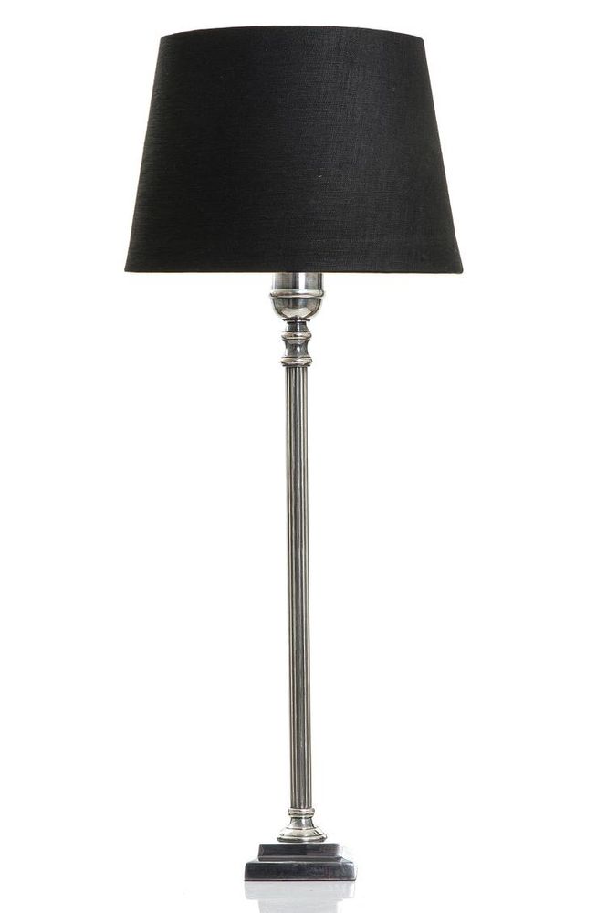 Crawford Table Lamp Base Only - Antique Silver - ELPIM56984AS
