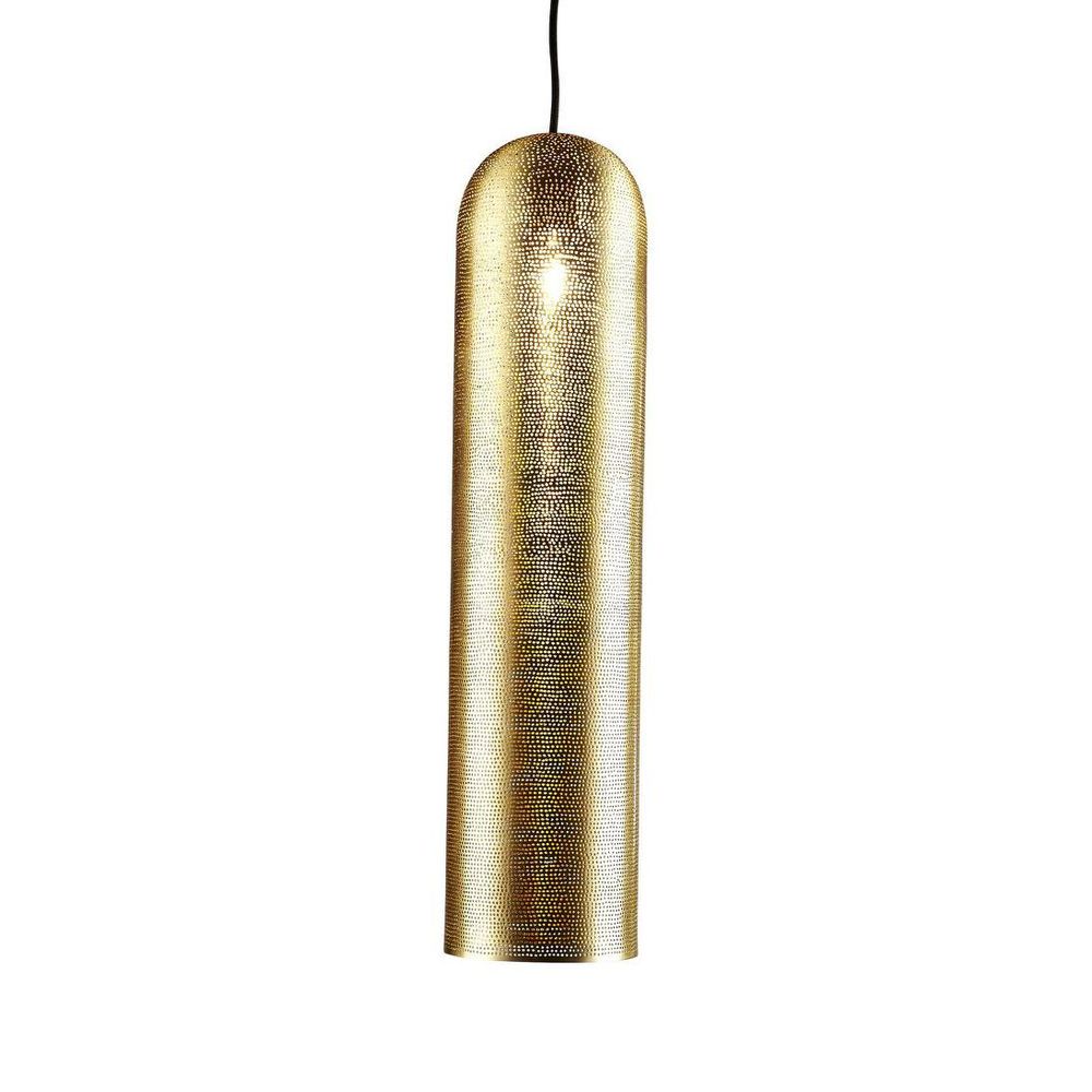 Moroccan Pipe Pendant Brass - ELPIP65BRA