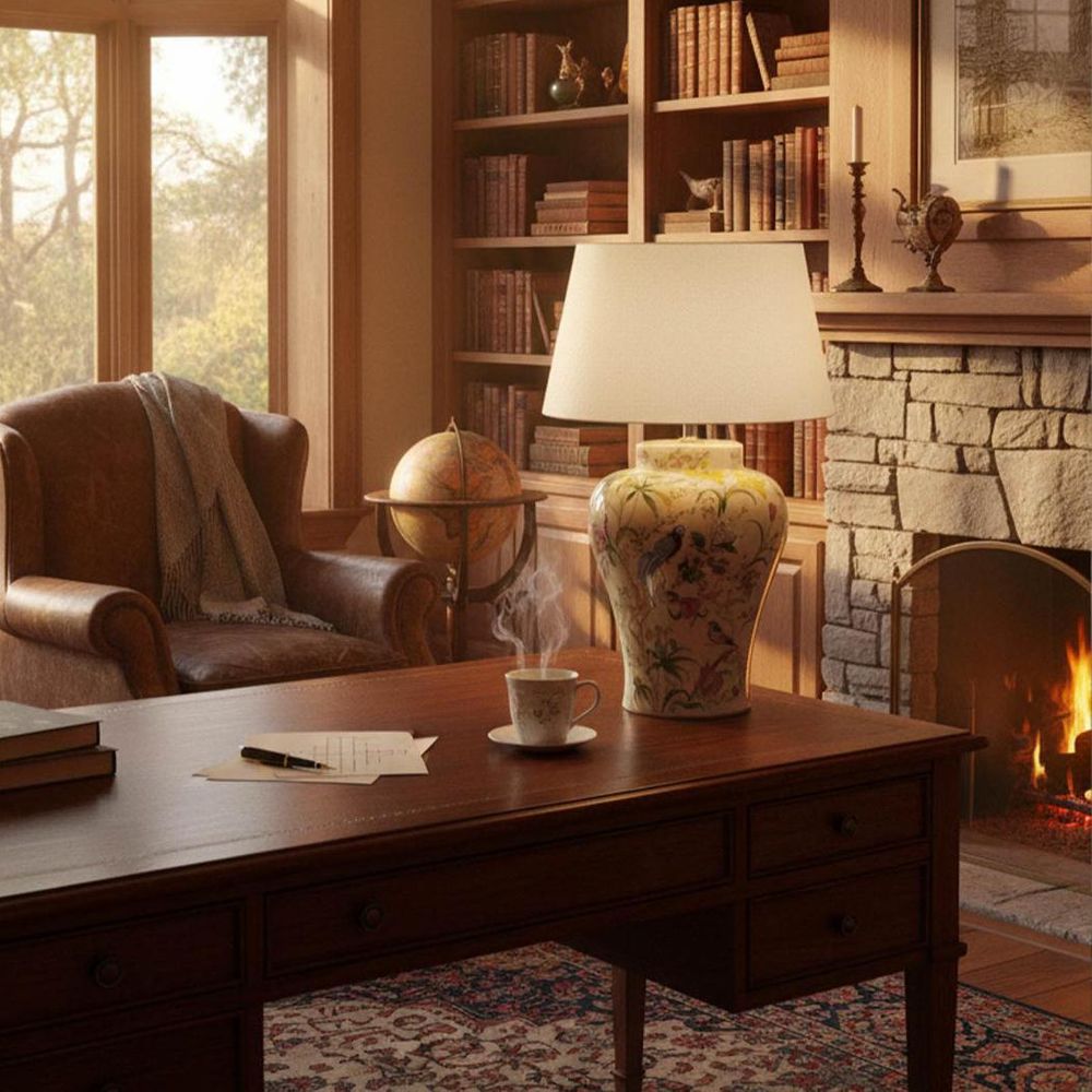 RAFFLES Ceramic Table Lamp Base Only  - ELJC9797