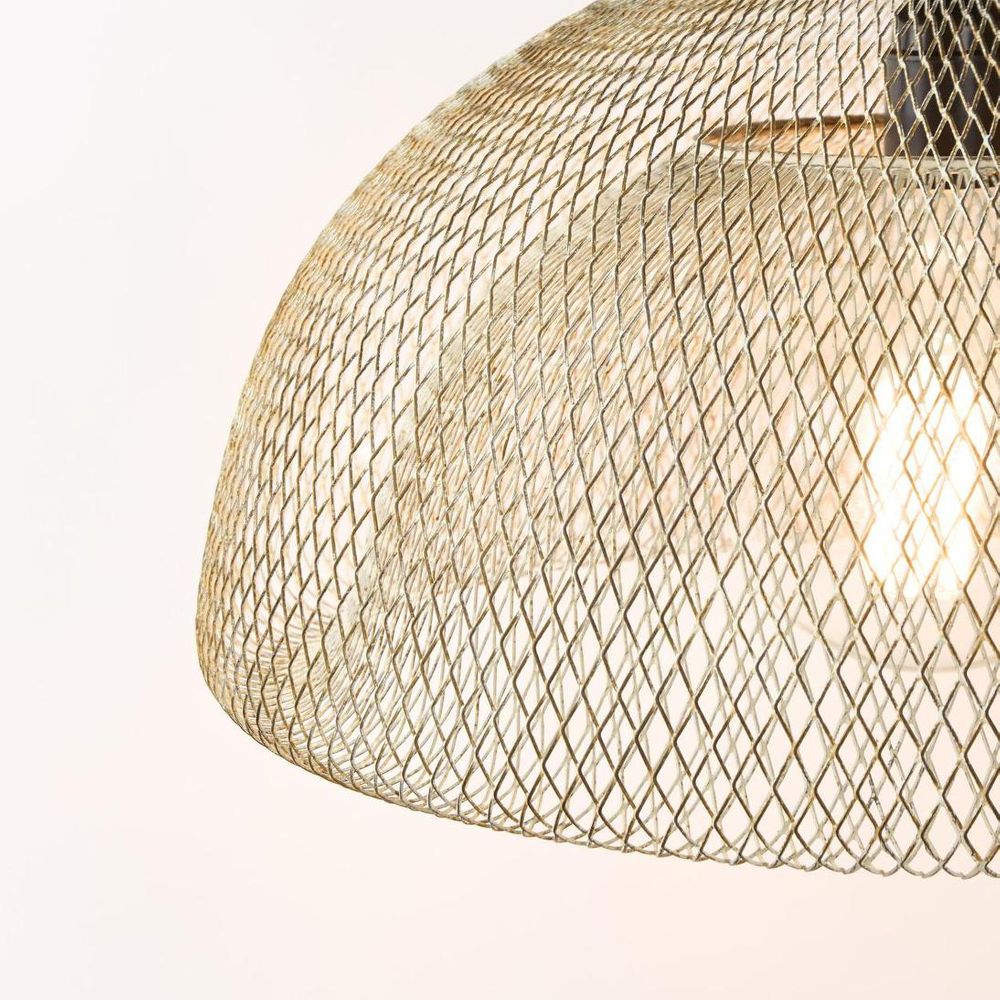 Valentino Large Pendant Light Brown Metal - ELZR6355B