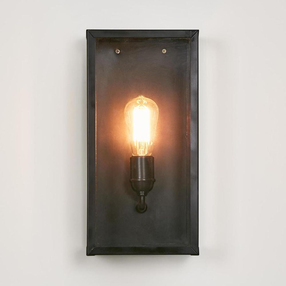 Goodman Outdoor Lantern Wall Lamp Black - ELPIM51693FLBR