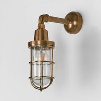 Starboard Outdoor Wall Lamp Antique Brass - ELPIM51046AB