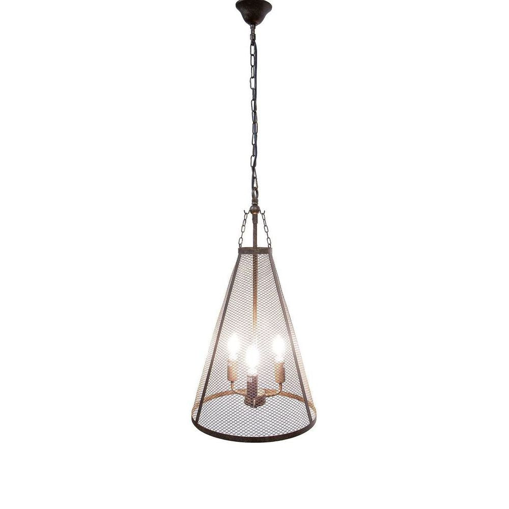 Walker 3 Light Pendant Bronze - ELZRD7238BRZ
