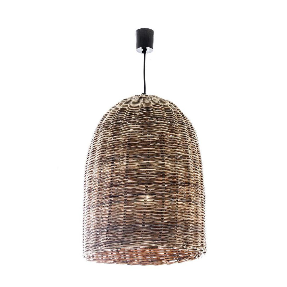Rattan Bell 1 Light Pendant Large - ELPYRR7600NA