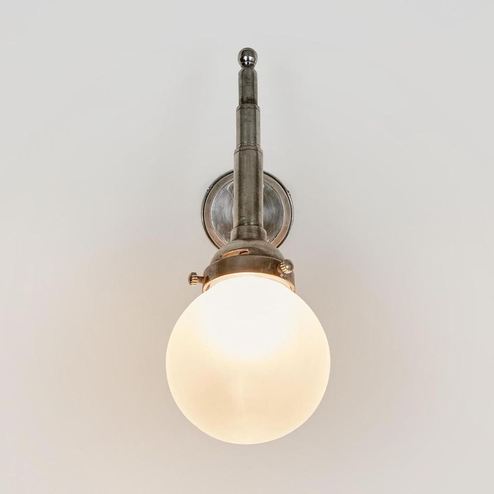 Paris Wall Lamp Antique Silver - ELPIM51057AS