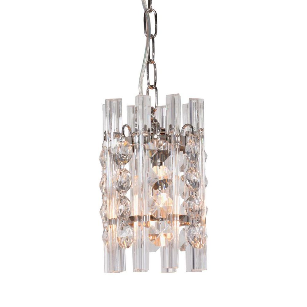 Monza 1 Light Pendant Nickel - ELZR7526