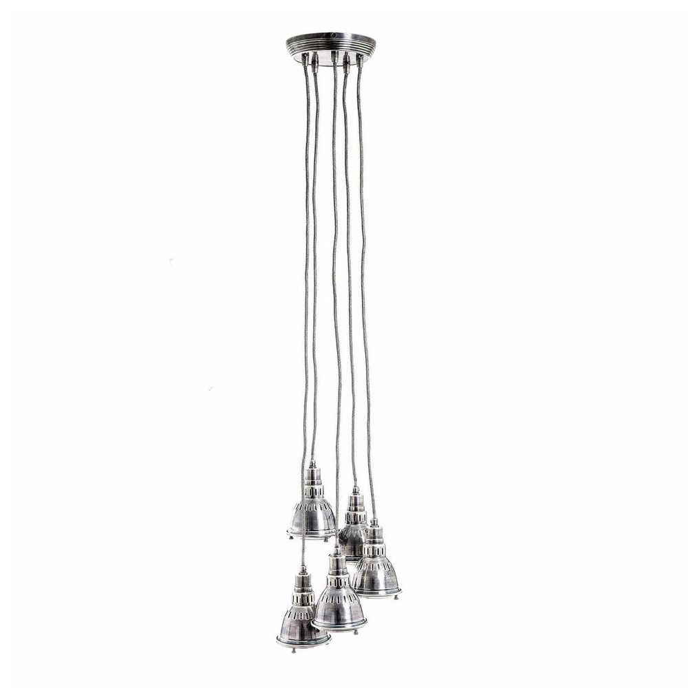 Kluster 5 Light Pendant Antique Silver - ELPIM85348AS