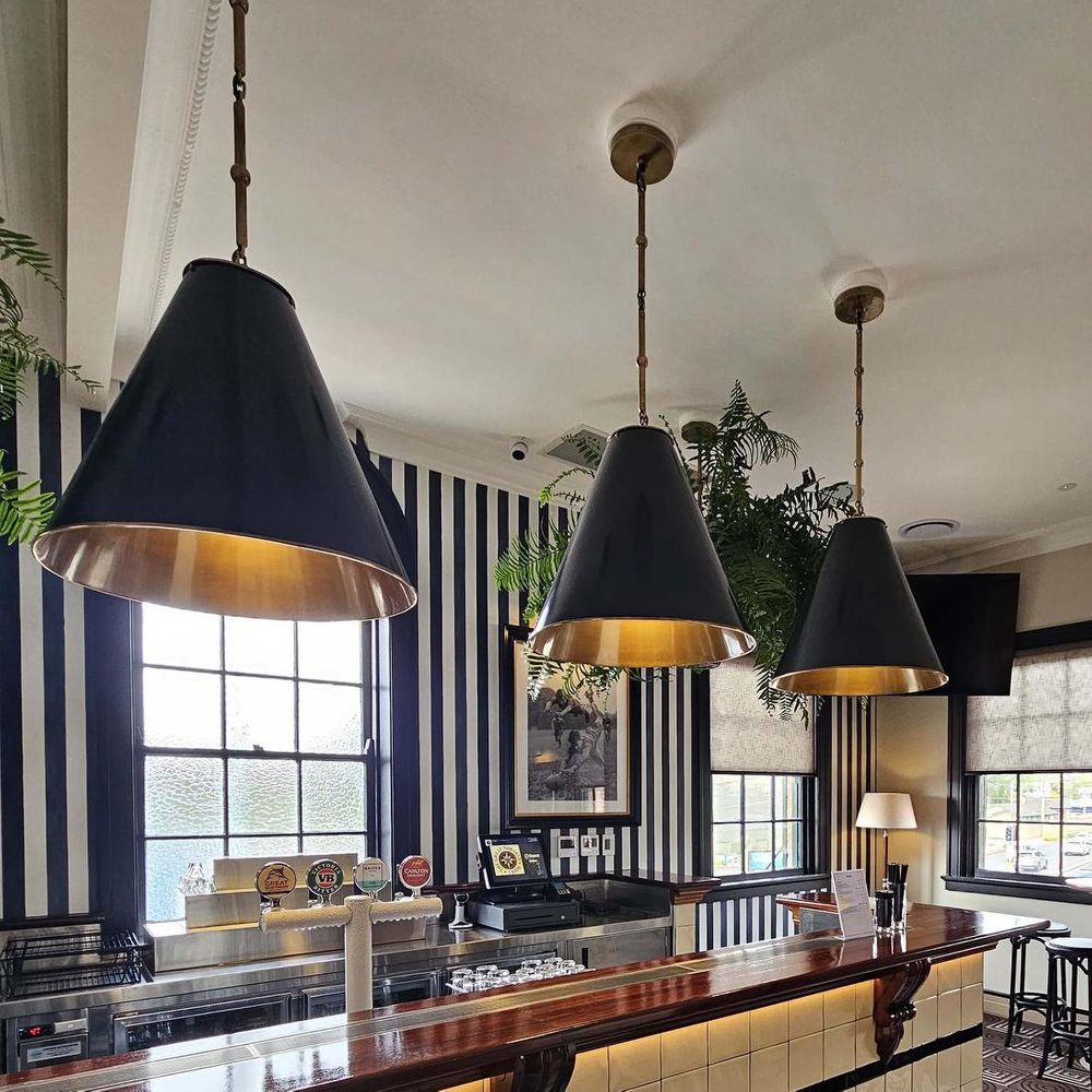 Monte Carlo 1 Light Pendant Black, Brass - ELPIM51946GM
