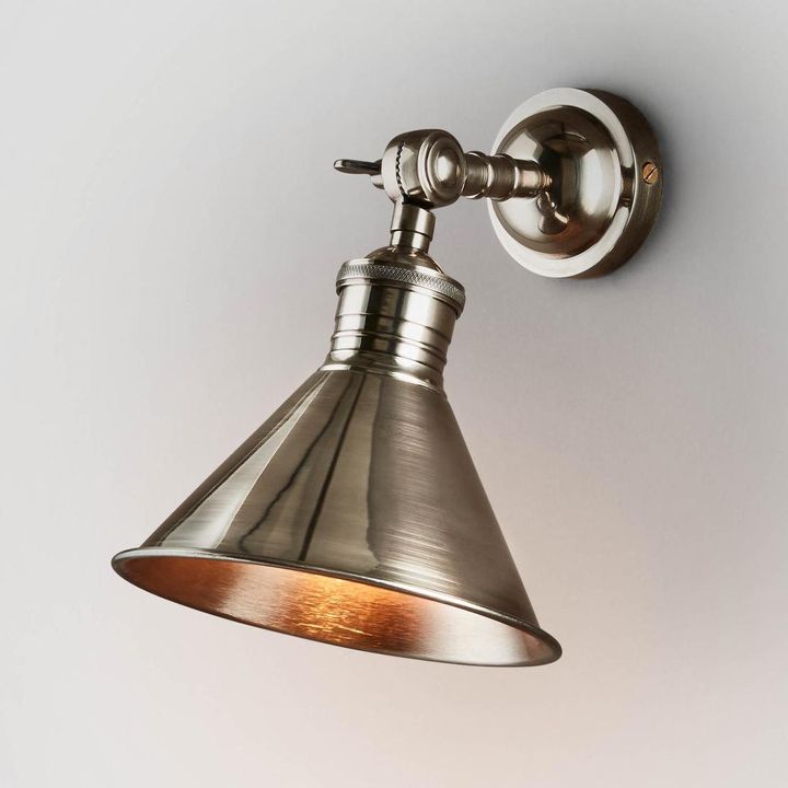 Ventura 1 Light Wall Light Antique Silver - ELANK60140AS
