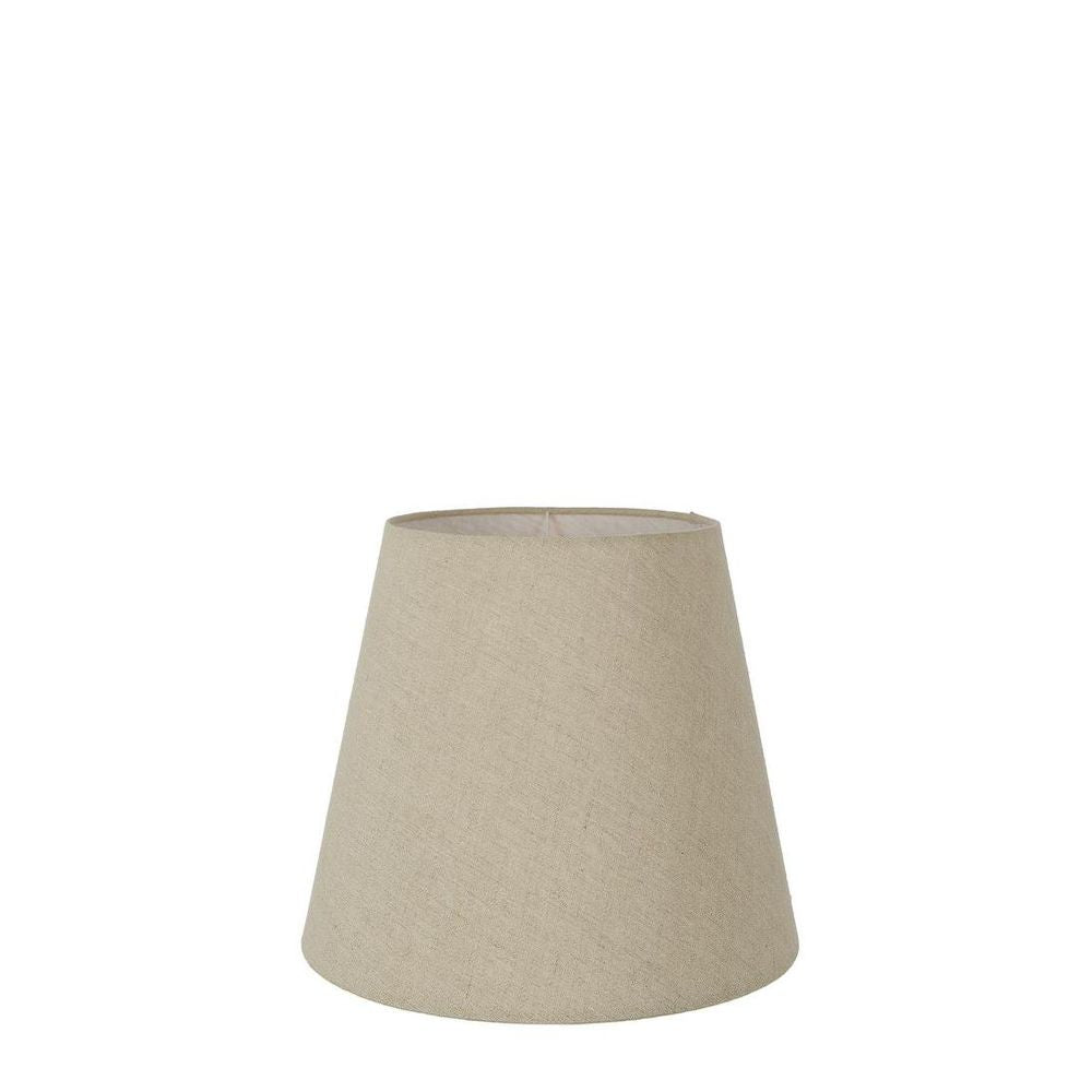 XXS Taper Lamp Shade (7x5x6 H) - Dark Natural Linen - Linen Lamp Shade - ELSZ756NLEU