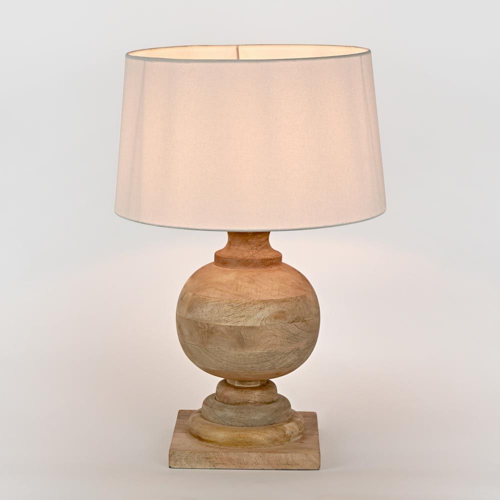 Coach 1 Light Table Lamp Base Only Natural  - ELDOMR-2356